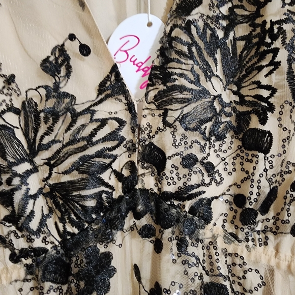 Buddy Love Black Floral Lace Dress - Picture 2 of 7